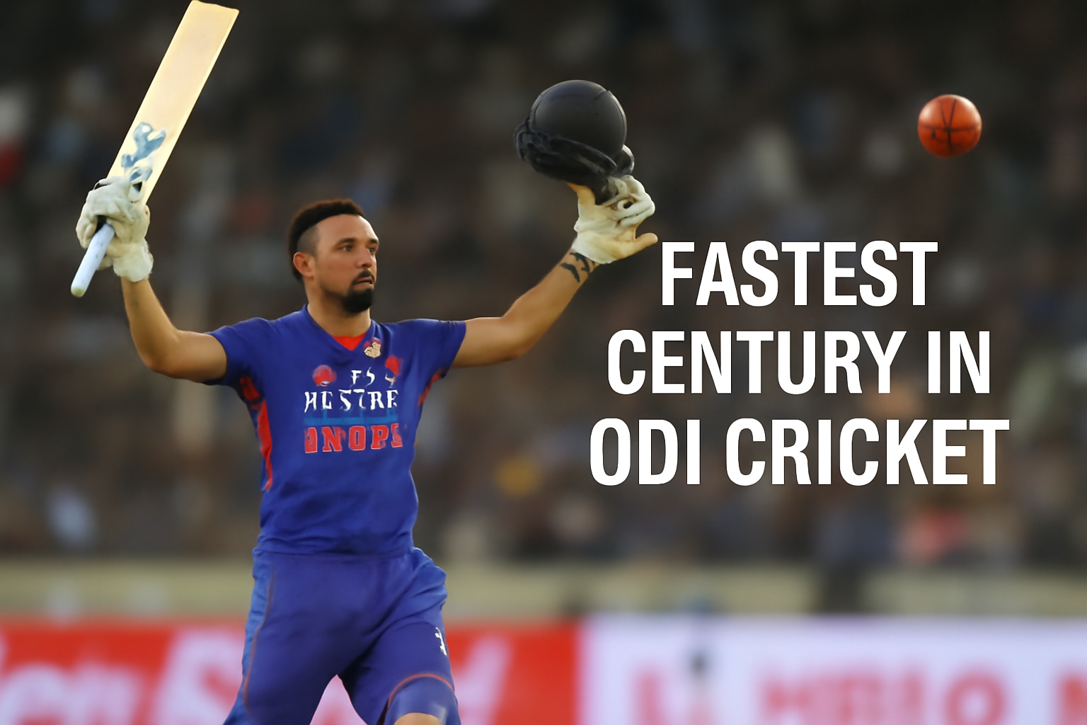 Fastest Century in ODI Cricket